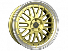 Keskin Tuning KT22 8,5x19 5*112 Et:45 Dia:72,6 Gold_Lip_Polish